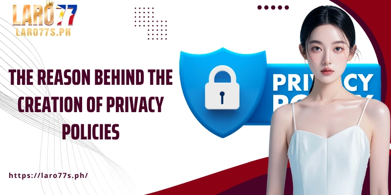 The reason behind the creation of privacy policies