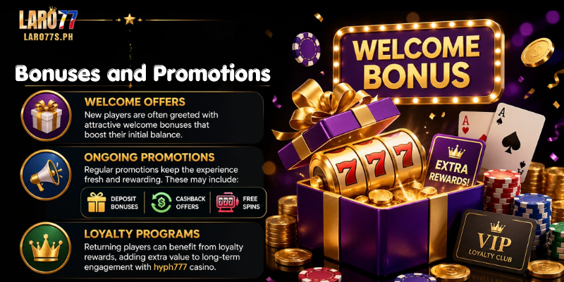 Bonuses and Promotions